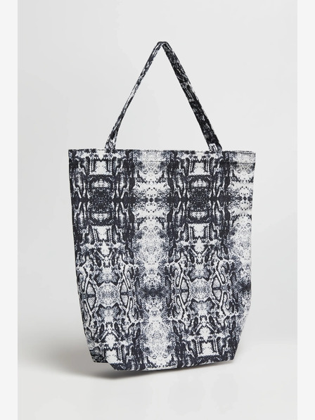 Moodo Moodo gemusterte Tasche für Damen in Weiß und Schwarz