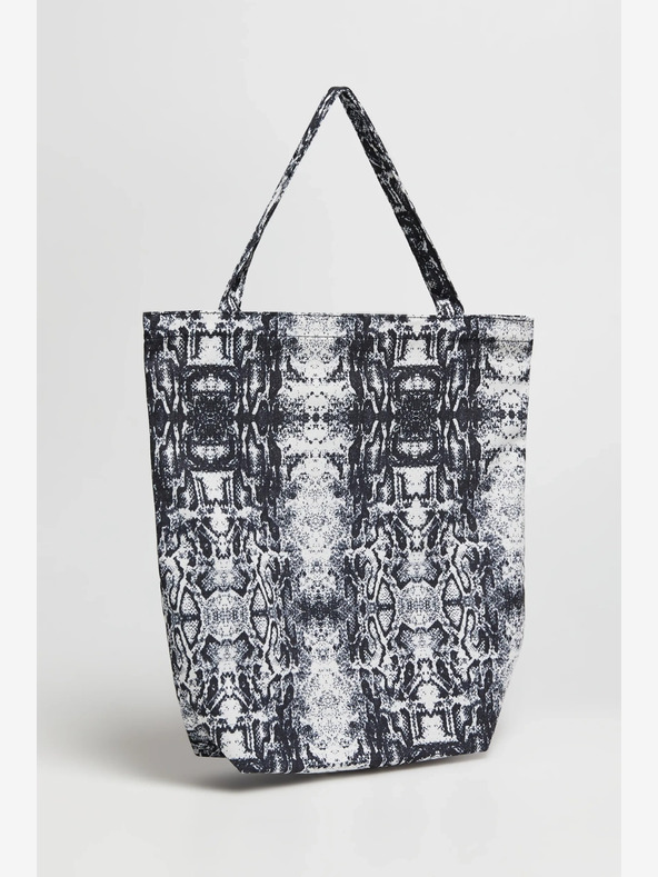 Moodo Moodo gemusterte Tasche für Damen in Weiß und Schwarz