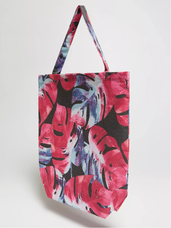 Moodo Blau-rosa gemusterte Damentasche Moodo