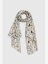 Moodo Beige gemusterter Damenschal Moodo
