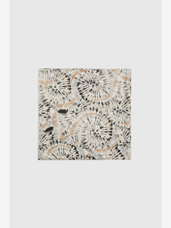 Moodo Beige gemusterter Damenschal Moodo