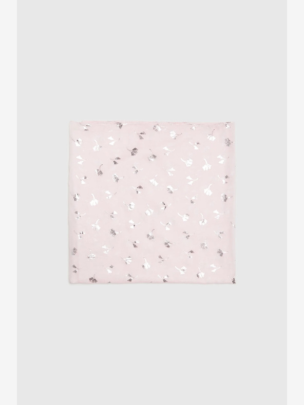 Moodo Hellrosa gemusterter Damenschal Moodo