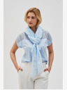 Moodo Hellblauer Damen-Polka-Dot-Schal Moodo