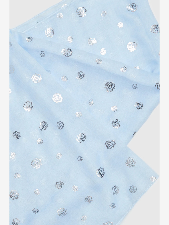 Moodo Hellblauer Damen-Polka-Dot-Schal Moodo