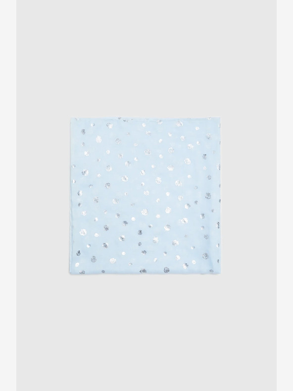 Moodo Hellblauer Damen-Polka-Dot-Schal Moodo