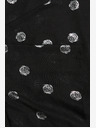 Moodo Schwarzer Damen-Polka-Dot-Schal Moodo