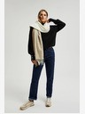 Moodo Beige und brauner Damenschal Moodo