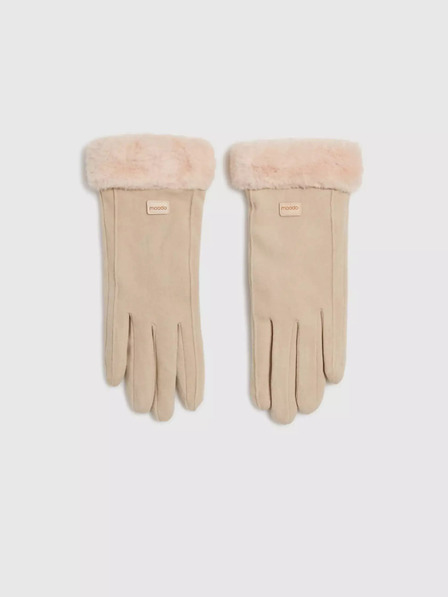 Moodo Moodo Beige Damenhandschuhe