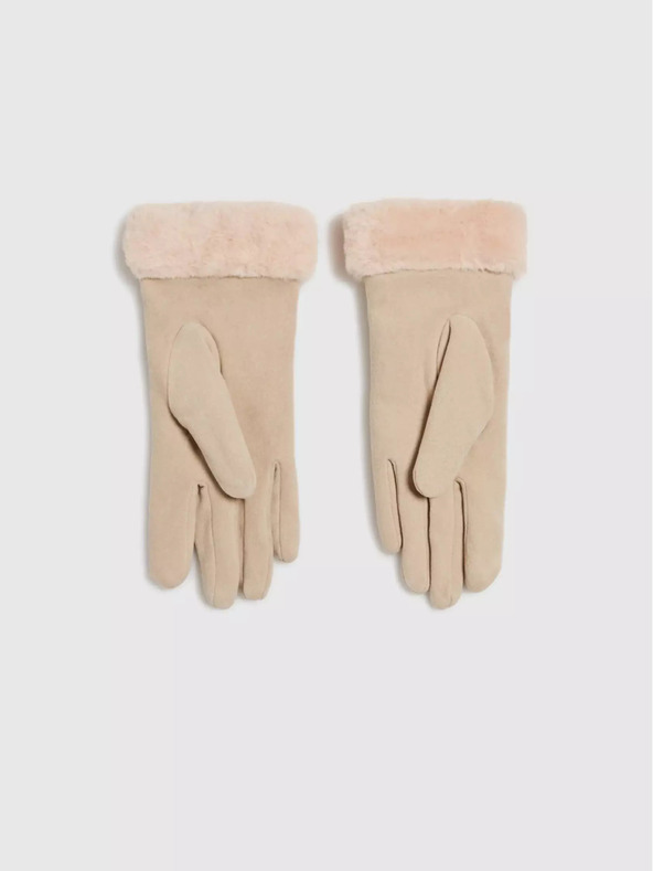 Moodo Moodo Beige Damenhandschuhe