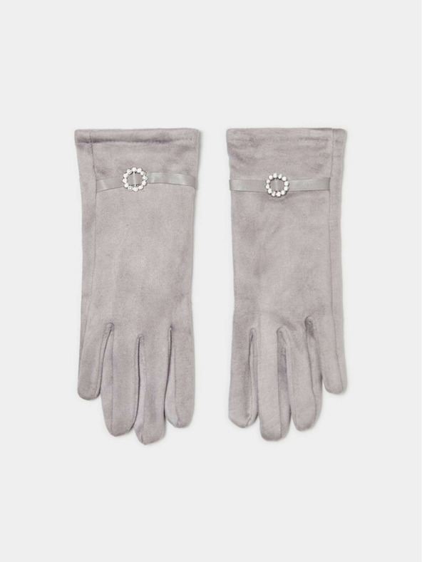 Moodo Handschuhe mit Ziergürtel