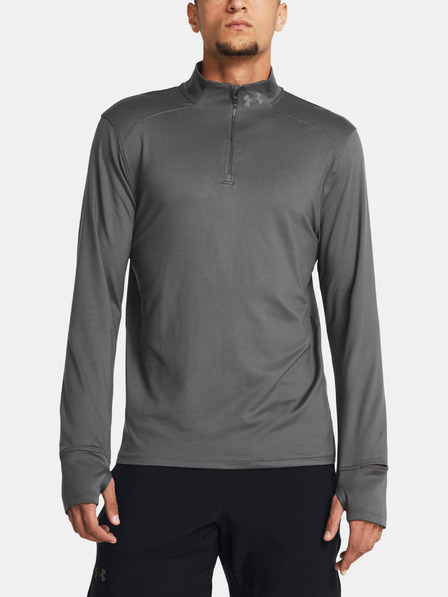 Under Armour Herren Shirt Under Armour UA LAUNCH PRO 1/4 ZIP-GRY