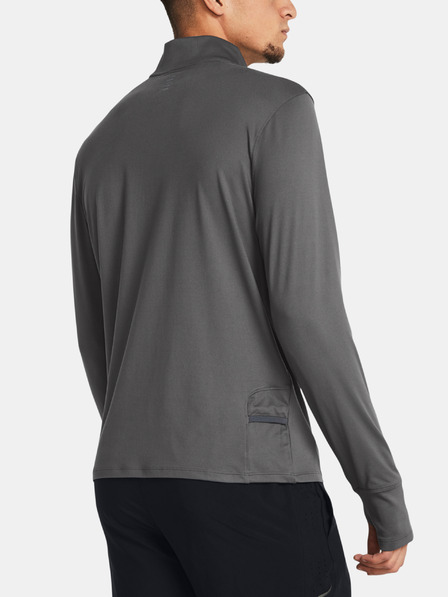 Under Armour Herren Shirt Under Armour UA LAUNCH PRO 1/4 ZIP-GRY