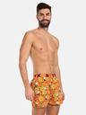 Styx Gelb und orange gemusterte Styx Schlafshorts für Herren Bienen