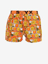 Styx Gelb und orange gemusterte Styx Schlafshorts für Herren Bienen