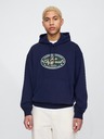 GAP Herren Oversize-Sweatshirt mit Logo Americana GAP
