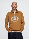 GAP Herren Polo-Sweatshirt mit Logo GAP