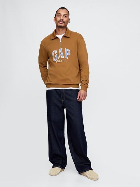 GAP Herren Polo-Sweatshirt mit Logo GAP