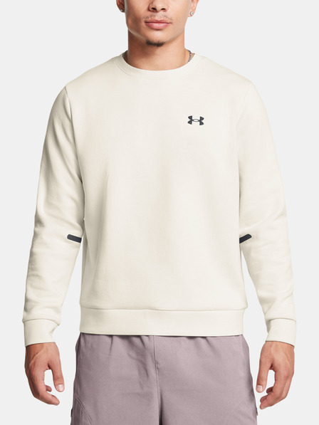 Under Armour Herren Under Armour UA Unstoppable Flc Crew Sweatshirt EU-WHT