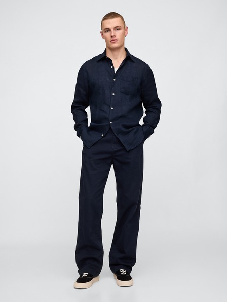 GAP Herren Leinenhemd Classic Shirt GAP