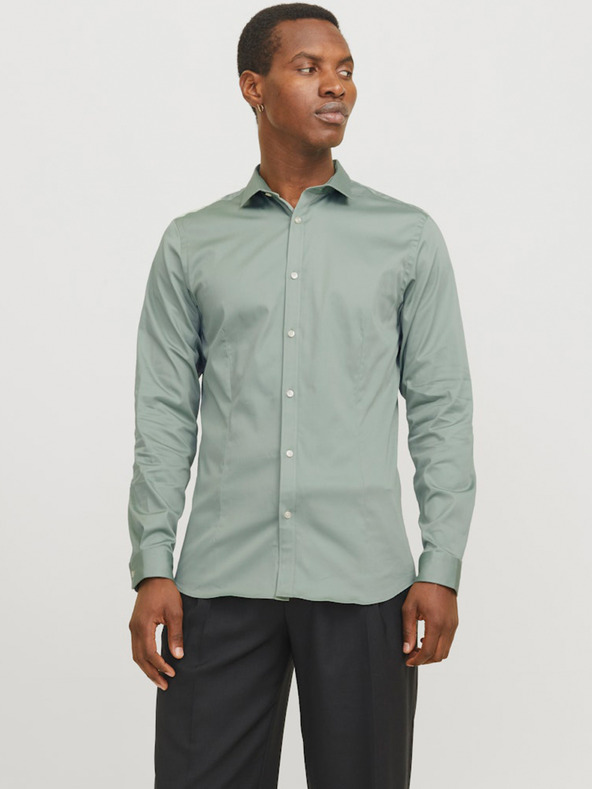 Jack & Jones Grünes Jack & Jones Herrenhemd