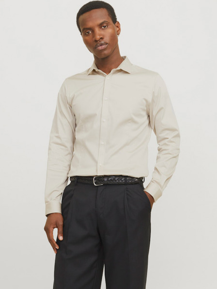 Jack & Jones Beige Jack & Jones Herrenhemd