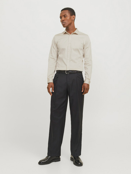 Jack & Jones Beige Jack & Jones Herrenhemd