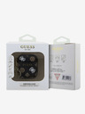 Guess Guess PU 4G Peony Charm Hülle für AirPods 1/2 Schwarz