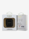 Guess Guess PU Genarbtes Klassisches Logo Case für AirPods 1/2 Schwarz