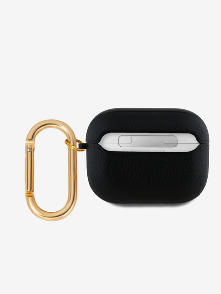 Guess Guess PU Genarbtes Klassisches Logo Etui für AirPods 3 Schwarz