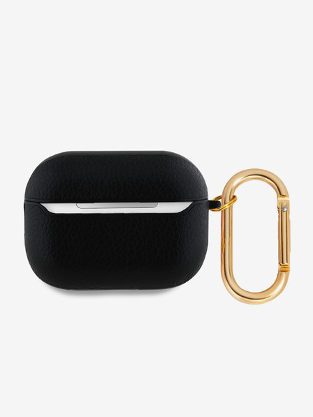 Guess Guess PU Genarbtes Klassisches Logo Etui für AirPods Pro 2 Schwarz