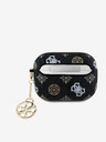 Guess Guess PU 4G Pfingstrose Charm Hülle für AirPods Pro Schwarz