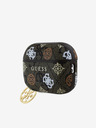 Guess Guess PU 4G Pfingstrose Charm Hülle für AirPods Pro 2 Braun