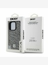 DKNY DKNY PU Leder Crosswalk Muster Magsafe Schutzhülle für iPhone 16 Pro Elfenbein