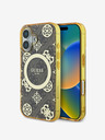 Guess Guess IML 4G Pfingstrose MagSafe Schutzhülle für iPhone 16 Braun