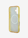 Guess Guess IML 4G Pfingstrose MagSafe Schutzhülle für iPhone 16 Braun