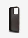 Guess Guess PU 4G Pfingstrose MagSafe Schutzhülle für iPhone 16 Pro Braun