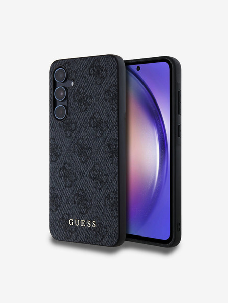 Guess 4G Rückseite Hülle für Samsung Galaxy A55 5G Grau Handyhülle