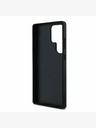 Guess Guess PU genarbtes 4G Metall-Logo Backcover für Samsung Galaxy S25 Ultra Schwarz