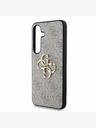 Guess Guess PU PU 4G Metall-Logo-Rückseite für Samsung Galaxy S25+ Pink