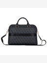 Guess PU 4G Triangle Logo Laptoptasche 15/16" Schwarz Handyhülle