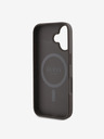 Guess Guess PU 4G Pfingstrose MagSafe Schutzhülle für iPhone 16 Braun