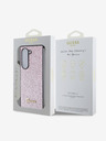 Guess Guess PC/TPU Glitter Flakes Metall-Logo Rückseite für Samsung Galaxy Z Fold 6 Pink