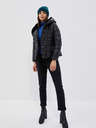 Moodo Schwarze kurze Damen-Steppjacke Moodo