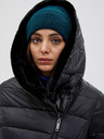Moodo Schwarze kurze Damen-Steppjacke Moodo