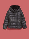Moodo Schwarze kurze Damen-Steppjacke Moodo