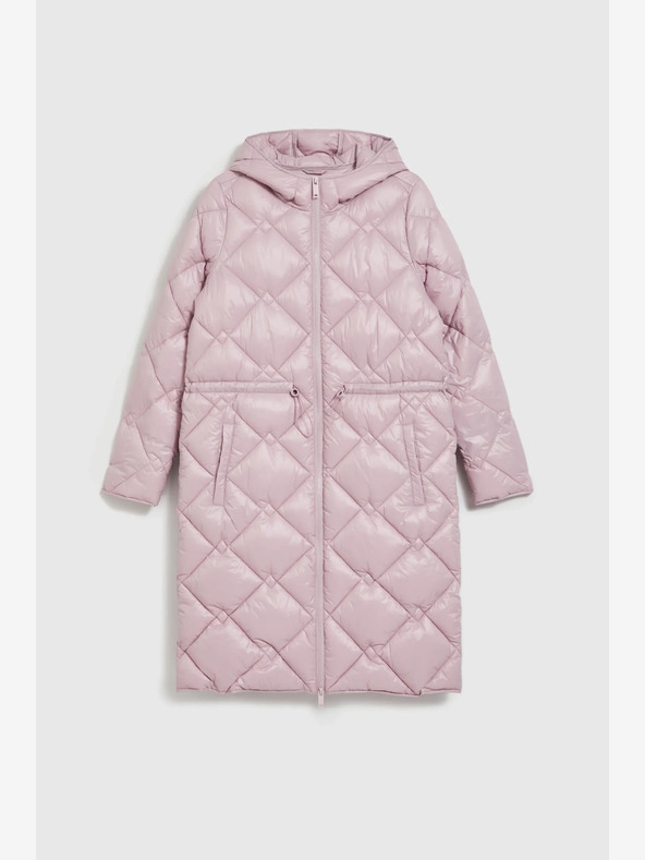 Moodo Hellrosa Steppjacke mit Manschetten Moodo