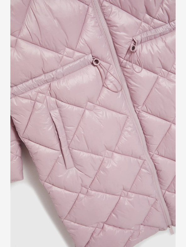 Moodo Hellrosa Steppjacke mit Manschetten Moodo