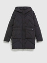 Moodo Schwarze Damenjacke mit abnehmbaren Ärmeln Moodo