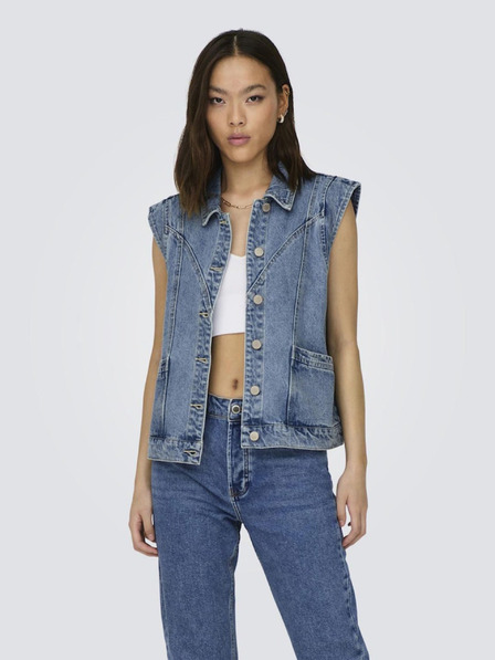 ONLY Blaue Damen-Jeansweste ONLY