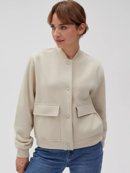 Moodo Moodo Beige Damen Bomber